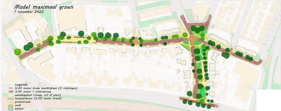 Variant maximaal groen